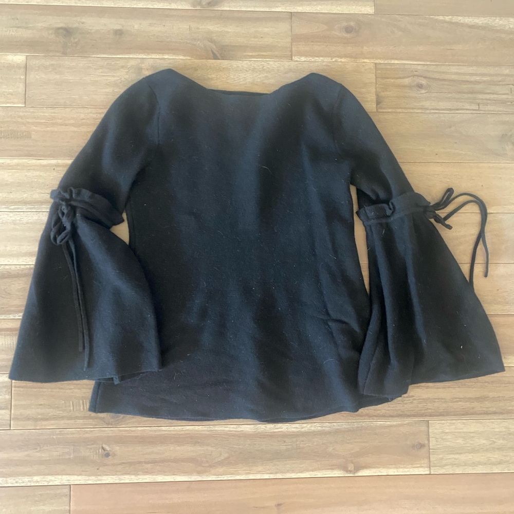 Banana Republic Black Romantic Knit Top